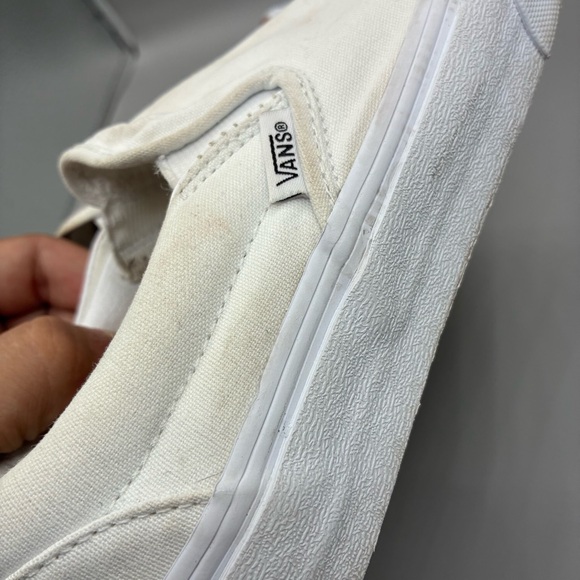 Vans Classic Slip On Sneakers Women’s 6 Big Reveal White Paisley VN000XG8AZQ - Picture 9 of 11